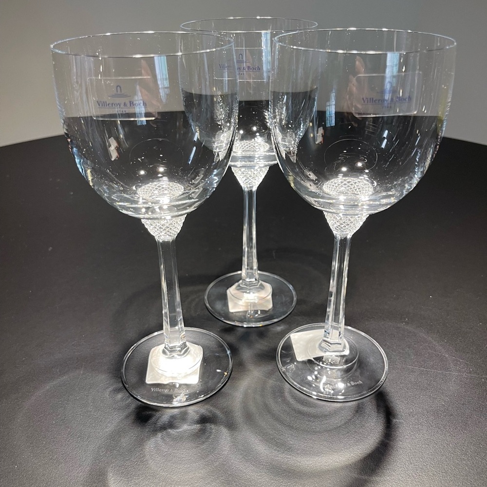 Villeroy & Boch Octavie Water goblet
Clear, 8.5 oz, crystal glass
Set of three 3